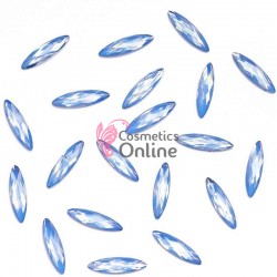 Cristale pentru unghii Marquise, 4 bucati Cod MQ005 Albastru Opal